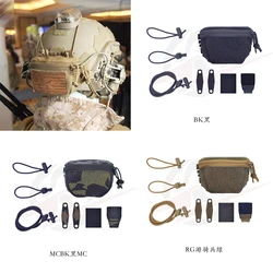 Bolsa trasera Universal para casco estilo SC, bolsa para batería, contrapeso NVG, accesorios tácticos para casco