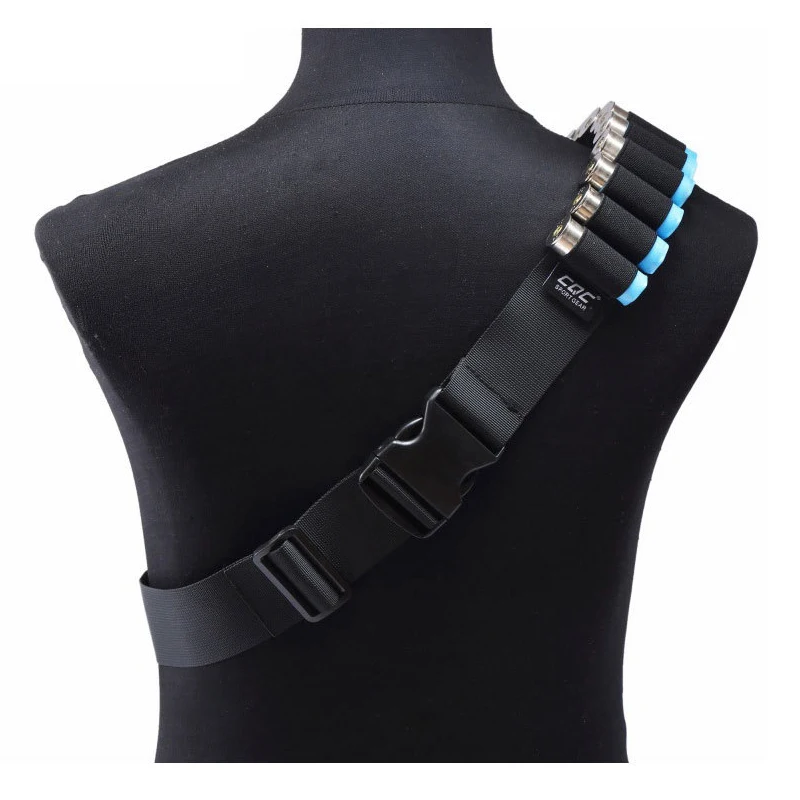 Accesorios tácticos de caza, 27 fundas redondas para cartuchos de escopeta, cinturón con cartucho de pistola de aire de 12G, cinturón con estante de municiones - imagen 2