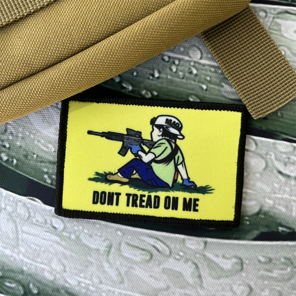 Don't Tread on Me Tony Rittenhouse Tactical Airsoft 571 parches, insignia de moral militar, pegatinas impresas de gancho y bucle para mochila - imagen 3