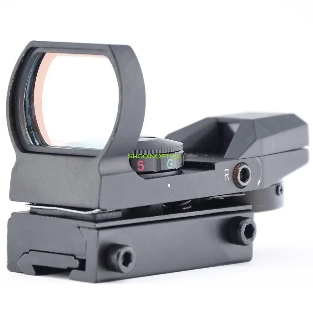 Red Dot Collimator Sight Integrated 20mm With Dovetail 11mm Mount Base  - imagen 2