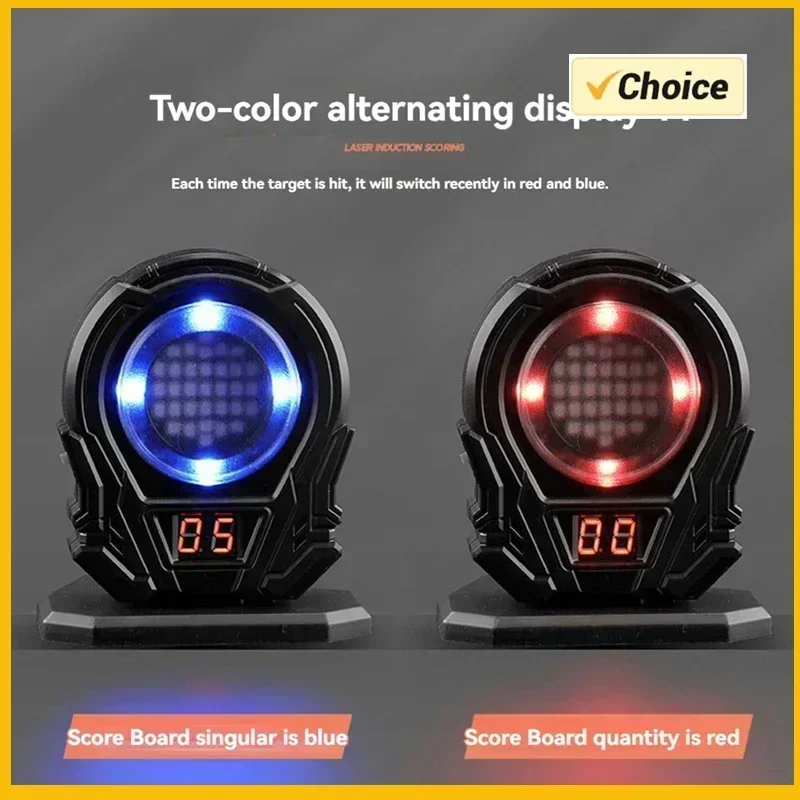Puntuación electrónica de inducción infrarroja, objetivo láser, entrenamiento de tiro, práctica electrónica, juguete de entrenamiento con efectos de sonido - imagen 2