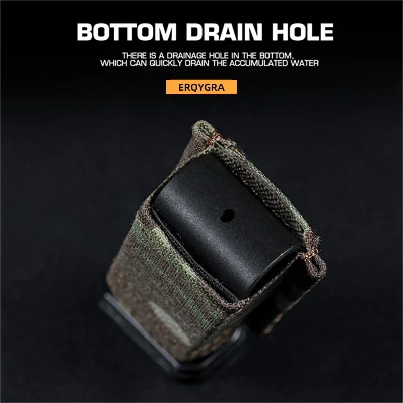 ERQYGRA-bolsas tácticas Molle de 9mm para revistas, bolsas rápidas de función única, fundas para caza, accesorios para sistema, almacenamiento de linterna - imagen 3