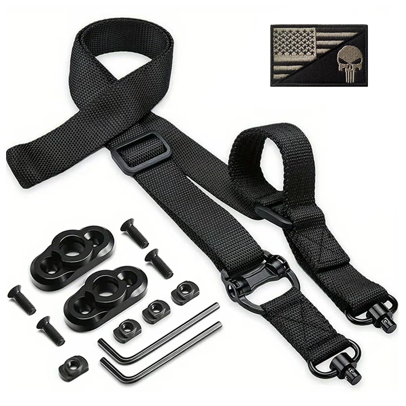 Eslinga de 2 puntos de ajuste rápido con giros QDSling correas de montaje duraderas con bucle para pulgar de ajuste rápido - imagen 2