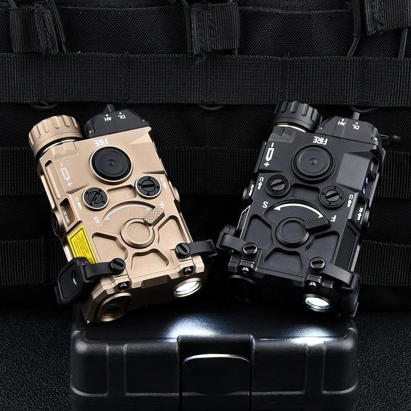 WADSN OGL versión de Metal IR puntería punto rojo verde azul indicador láser LED luz de explorador blanca con interruptor compatible con riel Picatinny de 20mm - imagen 3