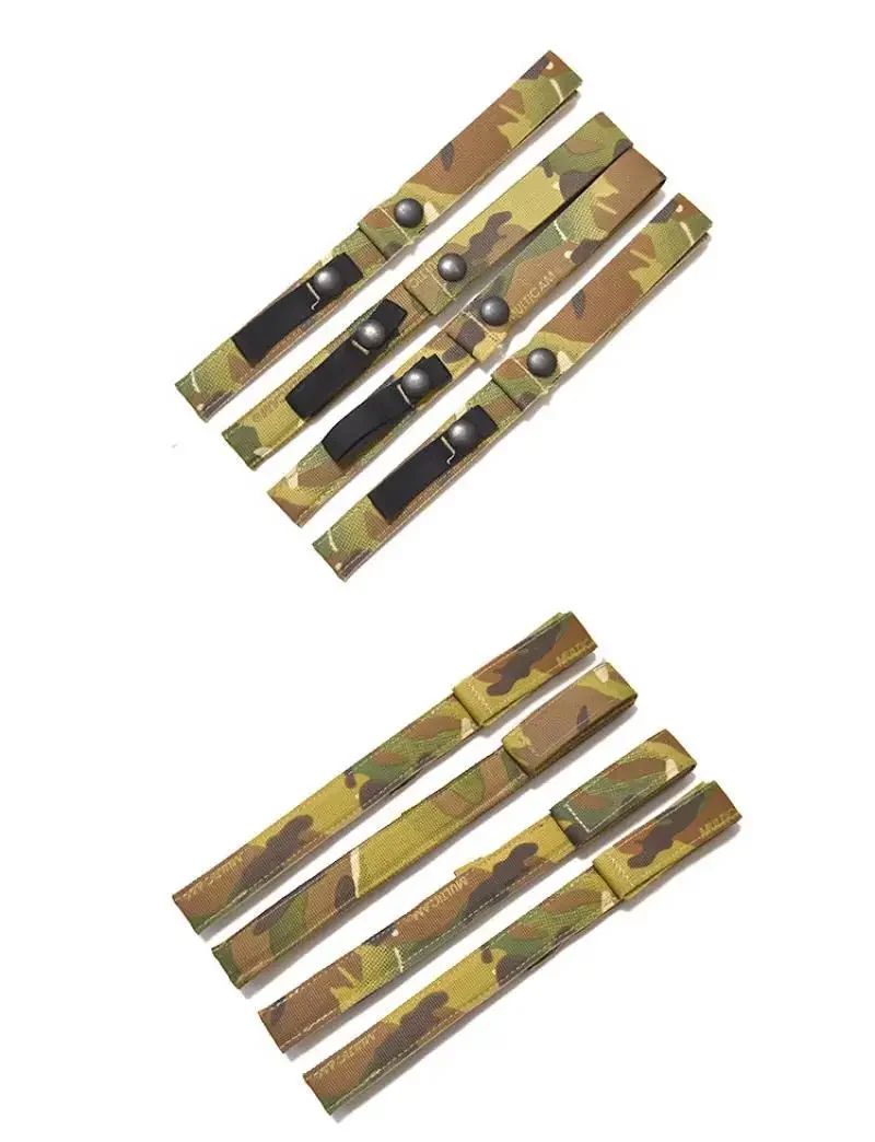 Paquete de accesorios para chaleco táctico AVS, sello de cintura, panel lateral, hombrera, cuerda de conexión con hebilla de liberación rápida - imagen 3