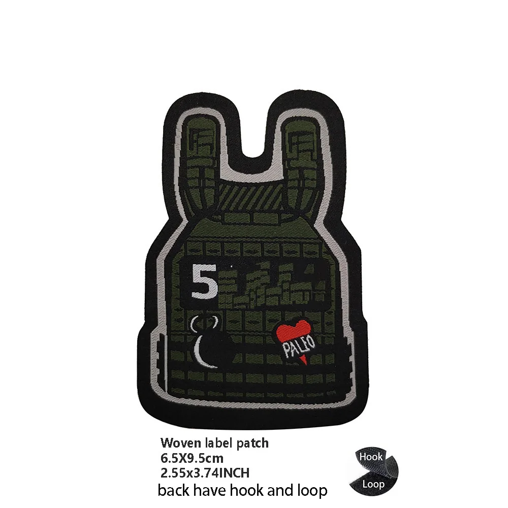 Woven label patch 34