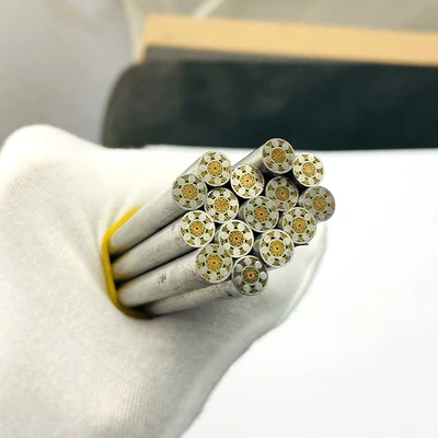 Remaches de alfiler de mosaico de 5/6/8mm para mango de cuchillo, tornillo de parche, remaches de mosaicos de latón, tubo de acero para uñas, parche de tirachinas, longitud del remache de 90mm - imagen 4