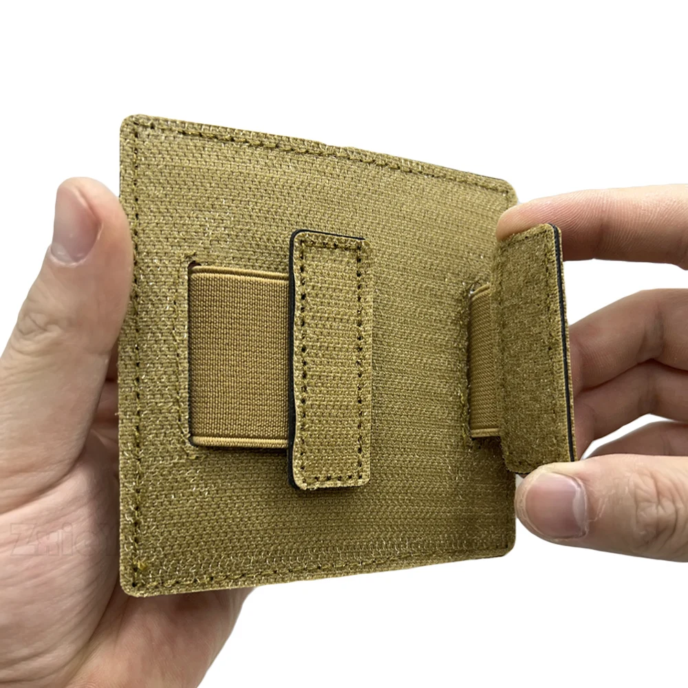 Bolsa de Panel de bucle de gancho táctico, bolsa doble Mag con respaldo de gancho, bolsas de herramientas para revistas, organizador de inserción, soporte de accesorios para tablero de pasta - imagen 3