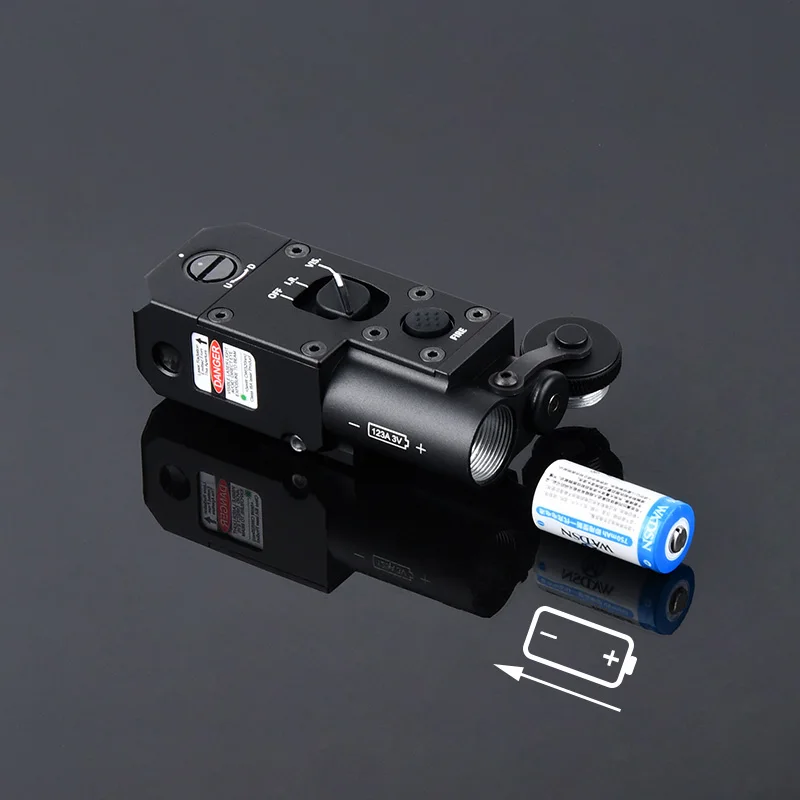 WADSN-indicador láser de punto rojo CQBL, linterna LED blanca con interruptor de función Dual, Airsoft, caza, explorador AR, versión IR de Metal, M300 - imagen 4