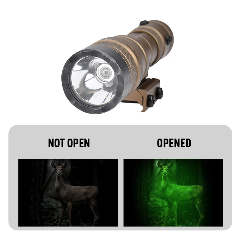 WADSN-microlinterna táctica con luz infrarroja para caza, accesorios para Airsoft, visión nocturna, versión infrarroja, Modelo CD Mark, 1,0 - imagen 5