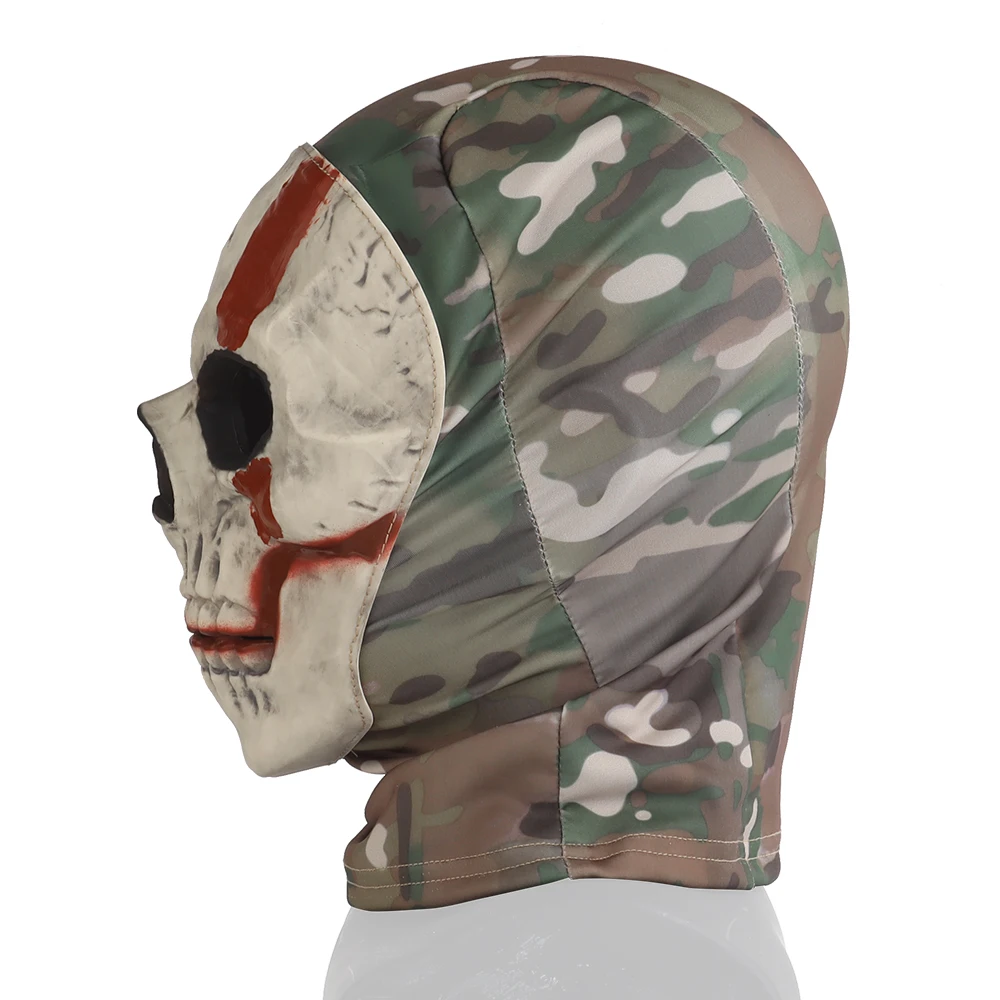 COD Headwear-Máscara de calavera fantasma Para Halloween, disfraz de fiesta, accesorio Para casco, Funda Para Cascos tácticos, accesorios de chasse