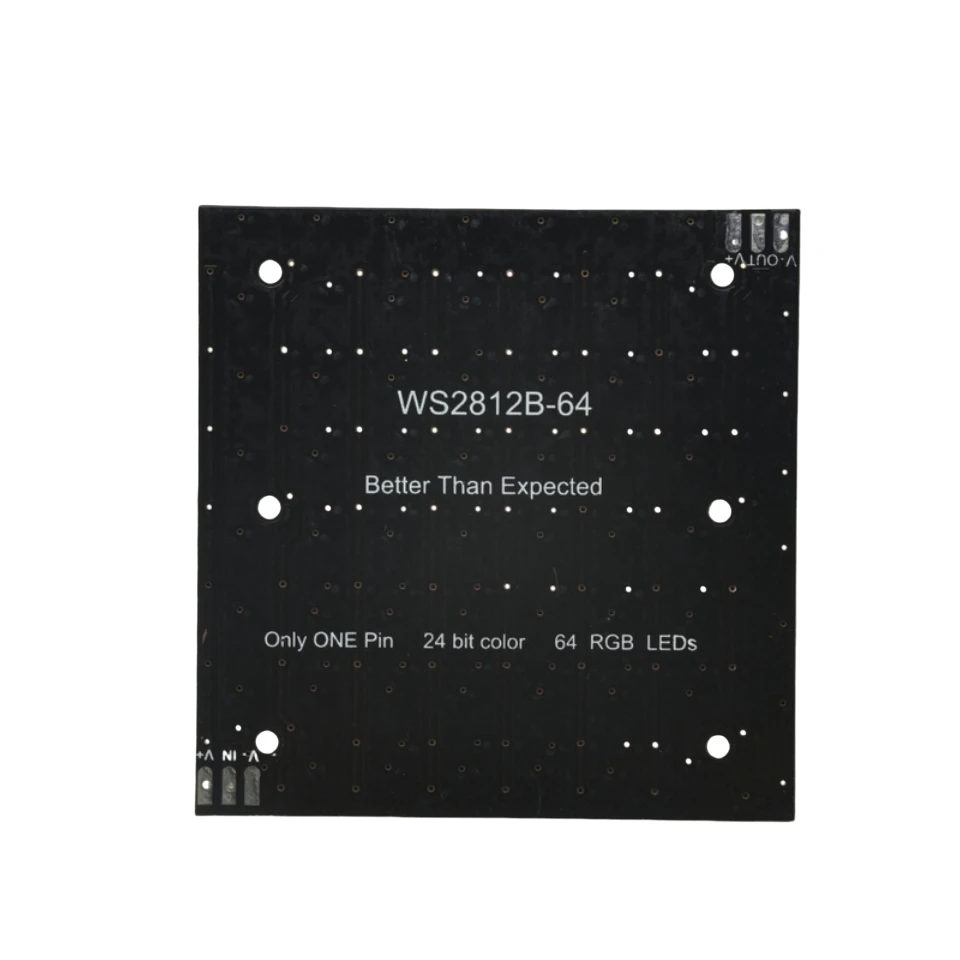 WS2812 LED 5050 RGB 8x8 Módulo de matriz LED de 64 bits - imagen 3