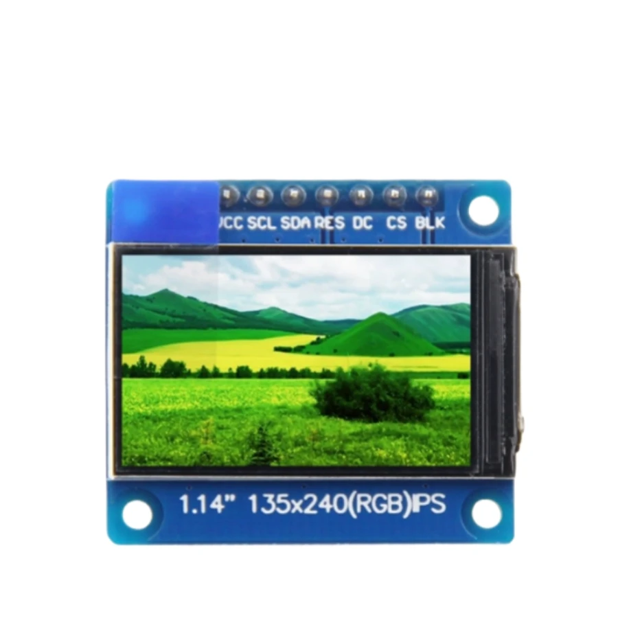 Módulo de pantalla OLED IPS de 1,14 pulgadas pantalla LCD 135*240 RGB TFT para Arduino 135x240 ST7789 placa LCD SPI a todo Color HD OLED 8 pines - imagen 3
