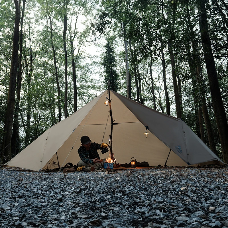 OneTigris, lona para hamaca al aire libre, refugio para acampar, lona impermeable, compacta, versátil, duradera, para mochilero, toldo para tienda de playa - imagen 4