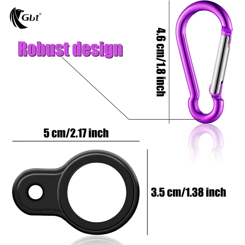 Llavero táctico de silicona para botella de agua, Clip para botella de agua, fácil de llevar, Gadgets de Camping, 1 piezas, nuevo, 2023 - imagen 2