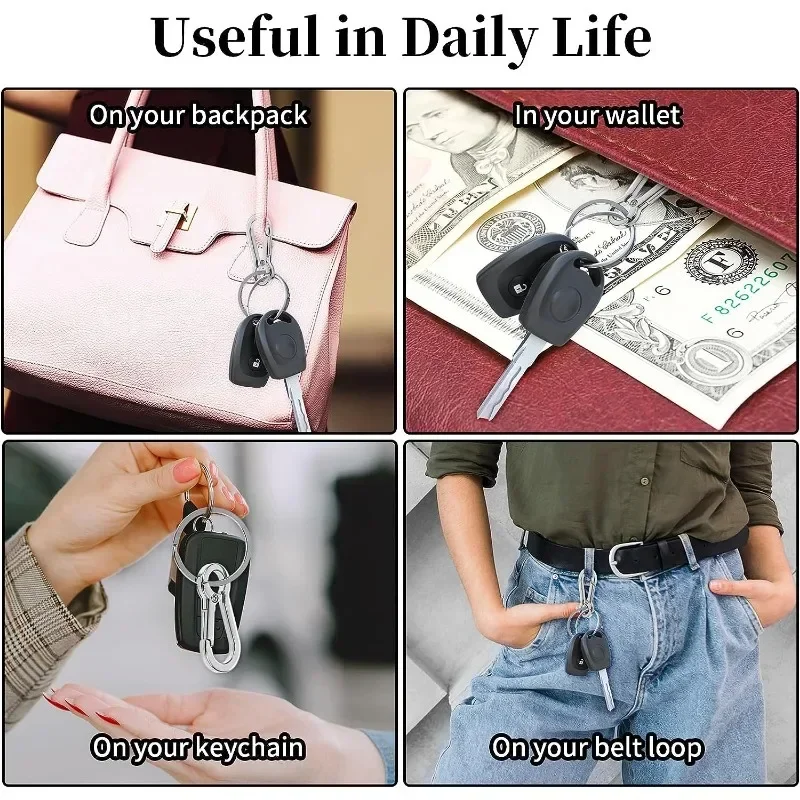 LLavero de hebilla de calabaza de Metal, gancho de escalada, llavero de coche con forma de mosquetón fuerte, accesorios, llavero Vintage, 1/5 Uds. - imagen 4