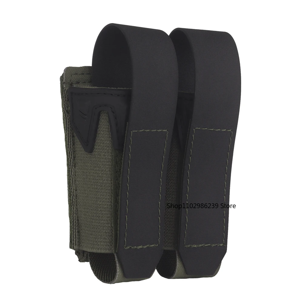 Bolsa táctica doble Mag tipo K de 9MM, pinzas estilo MOLLE Agilit, bolsa para revistas de pistola de liberación rápida, bolsas de herramientas multifunción - imagen 3
