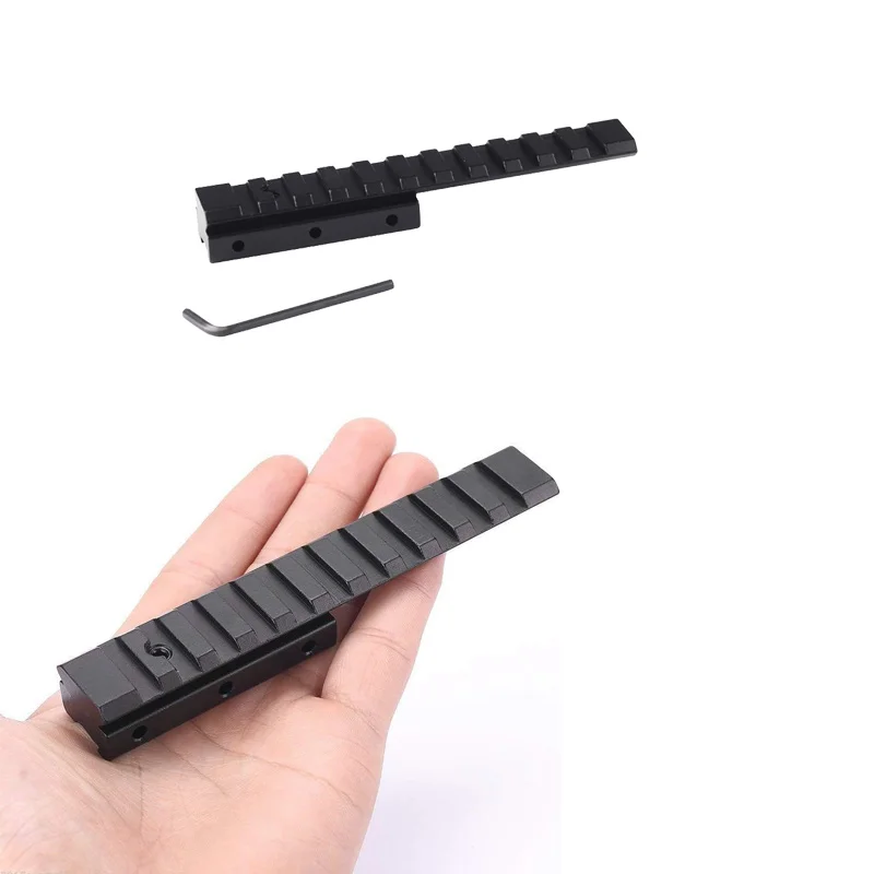 Adaptador de riel de montaje de riel de extensión Scope Otipcs, Base de 11mm a 20/21mm, adaptador de 11 ranuras, montaje Picatinny; accesorios para pistola de juguete de caza - imagen 5