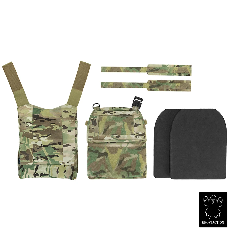 Ghost Action FCPC V5 portador de placa táctica cuerpo principal chaleco Molle ligero de liberación rápida 6301 - imagen 5