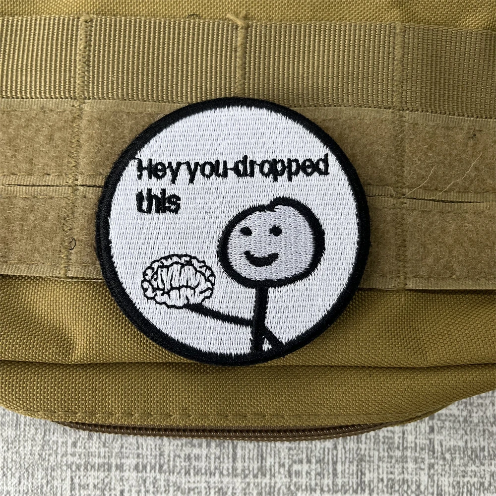 Pegatina bordada con gancho y bucle, parche de PVC impreso, insignia de moral táctica, mochila - imagen 3