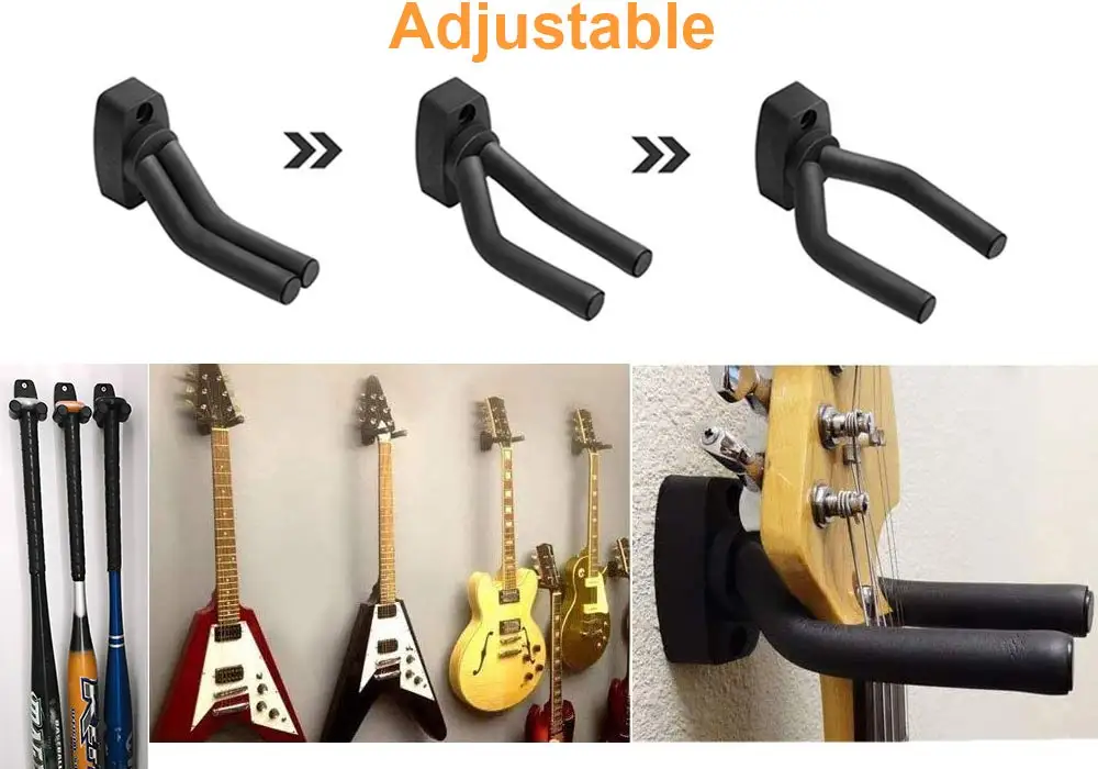 Gancho de montaje en pared para Airsoft, soporte de suspensión para Rifle, escopeta, guitarra, violín, basses o bate de béisbol, etc. - imagen 3