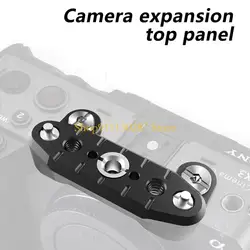 Soporte expansión aluminio profesional J1HC, soporte extensión superior para montaje Monitor micrófono para