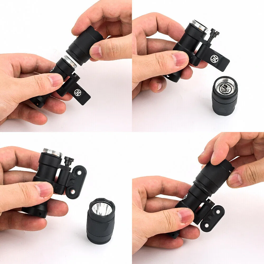 Linterna táctica SF Surefir M300A M600C, accesorio de 20mm Picatinny Rail para caza, accesorio de Airsoft para montaje rápido del casco - imagen 2