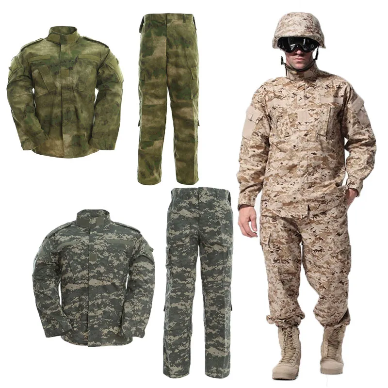 Uniforme táctico BDU de Airsoft, chaqueta y pantalones de entrenamiento de camuflaje Kryptek, traje de Airsoft, ropa de caza de Paintball - imagen 3