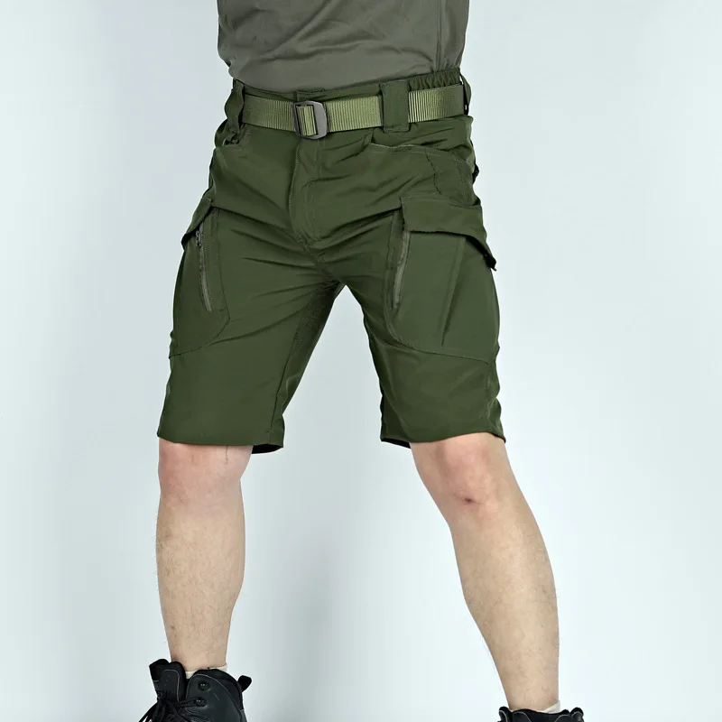 Pantalones cortos tácticos de ciudad para hombre, Pantalón Cargo impermeable resistente al desgaste, de secado rápido, con múltiples bolsillos, para verano, S-4Xl - imagen 4