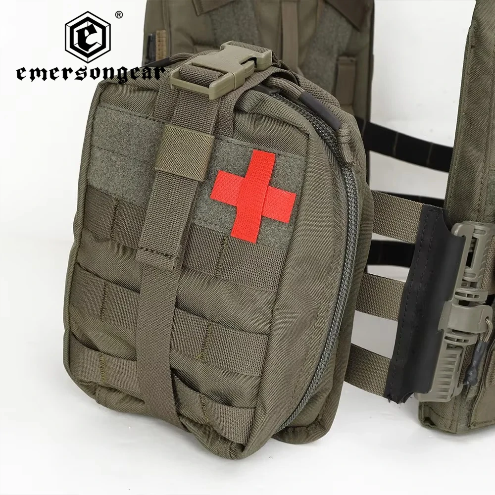 Emersongear, botiquín de primeros auxilios médico, bolsa Molle para senderismo, caza, supervivencia, emergencia, bolsillo de cintura de nailon EM9606 - imagen 2