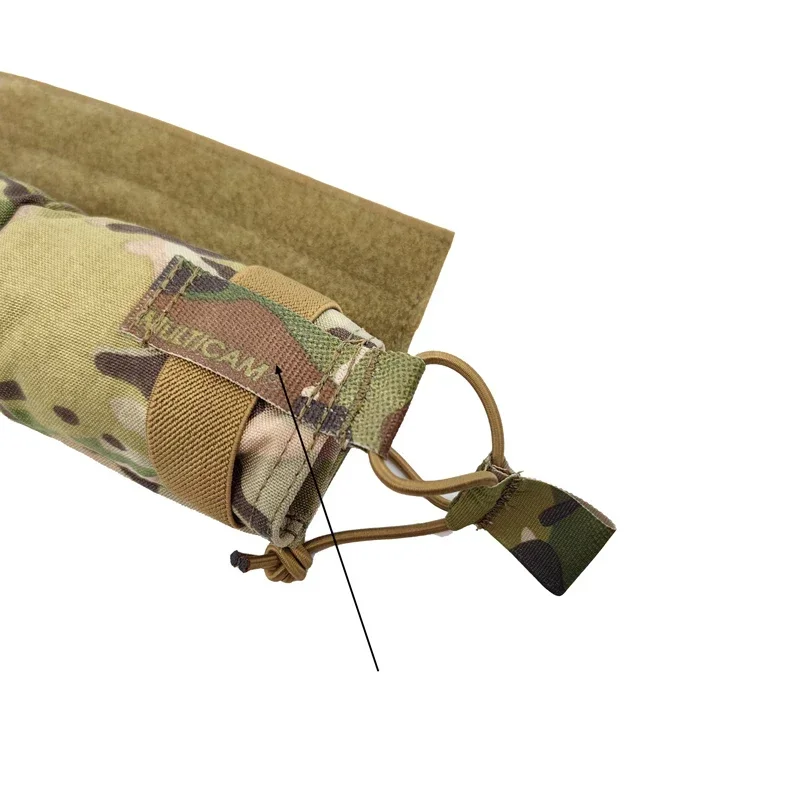 Bolsa Multicam con tirador lateral Horizontal, bolsa táctica para revistas Airsoft, chaleco, bolsa portadora de placa Abdominal, equipo - imagen 4