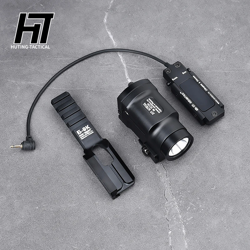 Zenitco táctico KLESCH-2P 2U K1 K1S LED estroboscópico arma linterna pistola luz para Rifle Airsoft pistola Glock 17 20mm carril caza - imagen 5