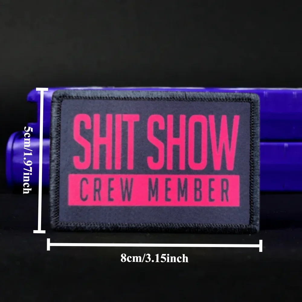 Parches de gancho y bucle para miembros de tripulación, parche táctico de moral divertido, emblema, insignia militar, brazalete, ropa de Chevron, pegatinas para mochila - imagen 2