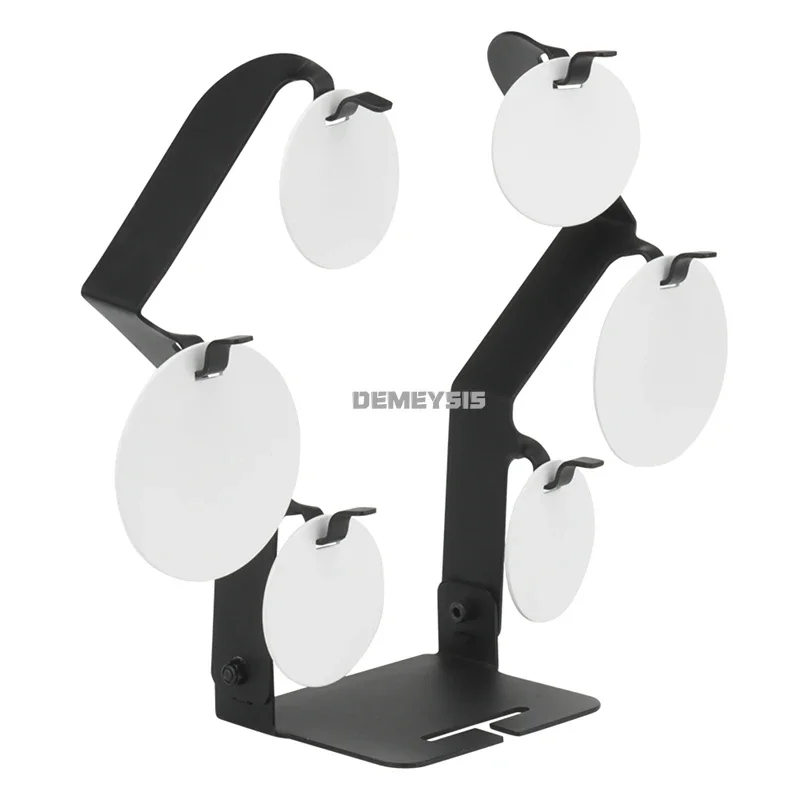 Equipo Airsoft Paintball, 6 placas, objetivos, tiro, juego de caza, objetivo de entrenamiento, accesorio de práctica táctica Bullseye extraíble - imagen 2