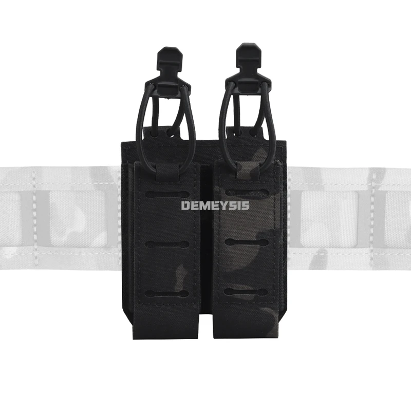 Bolsas tácticas para revistas de 9mm, soporte para portador de Airsoft Mag para cinturón, sistema Molle, linterna de caza, paquete de herramientas - imagen 3