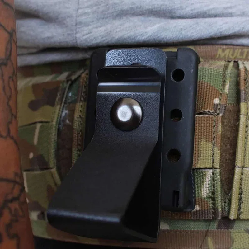 Hebilla colgante para auriculares deportivos, hebilla Universal multiusos de liberación rápida, gancho Molle para cinturón - imagen 4