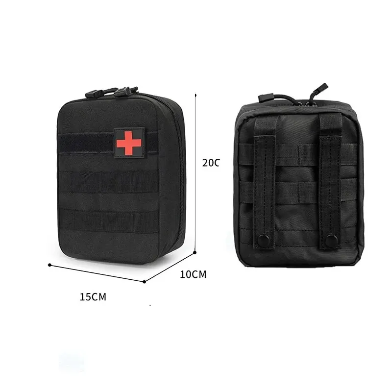 Kit de primeros auxilios táctico militar, torniquete de supervivencia, combate, Trauma, Molle, rescate, EDC, bolsa de herramientas de utilidad para acampar, senderismo - imagen 5