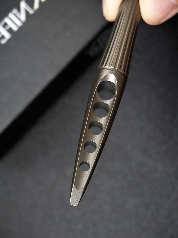 Abrebotellas multiherramienta Edc, palanca de cascabel para ventana exterior, aleación de titanio - imagen 5