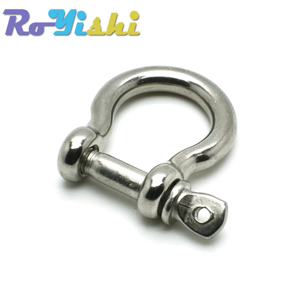 Grillete de anclaje ajustable de acero inoxidable en forma de U/D, cuerda de emergencia para acampar al aire libre, hebilla de pulsera de Paracord de supervivencia, 1 Uds. - imagen 5