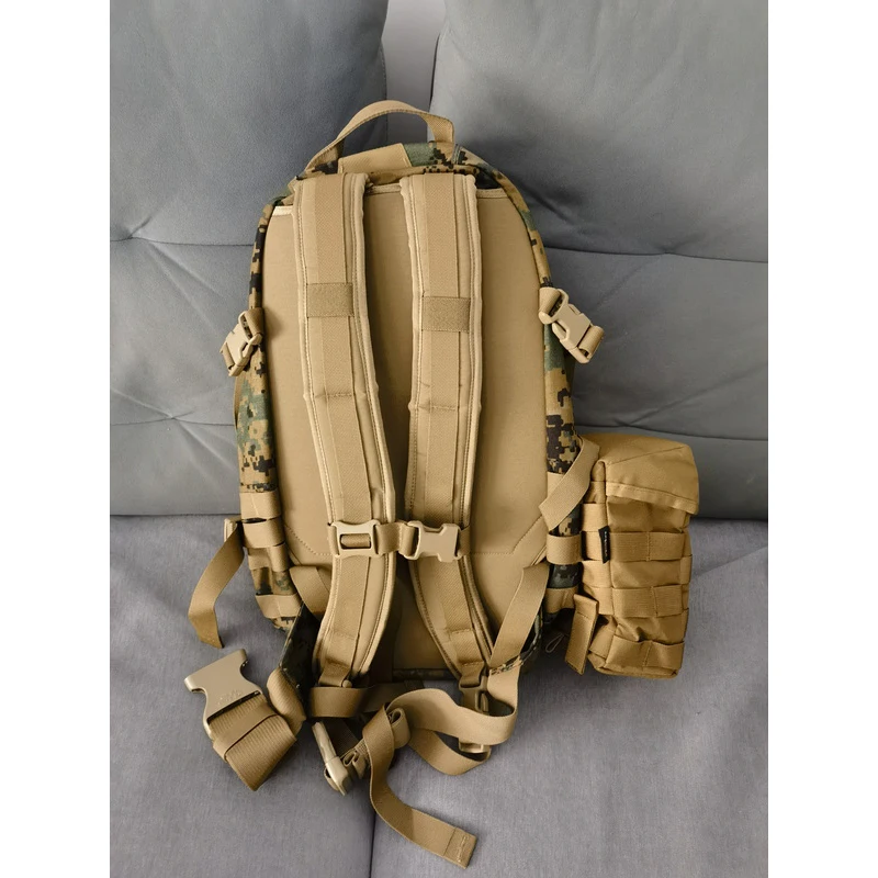 Paquete de asalto 3D Outdoor 27L: paquete funcional de senderismo con doble hombro para acampar, duradero y resistente al agua - imagen 3