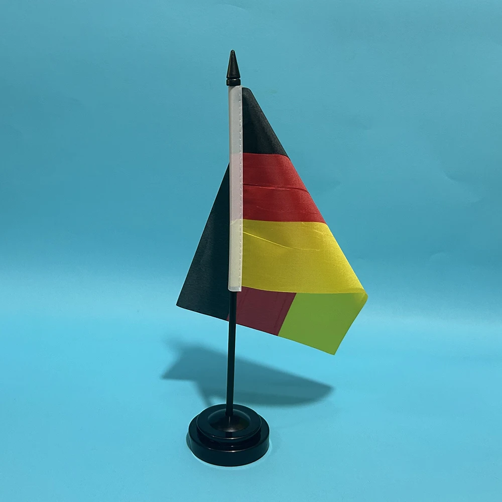Bandera de escritorio de oficina bandera de Alemania 14x21cm poliéster decoración de mesa de Alemania Banner adornos de escritorio banderas - imagen 5