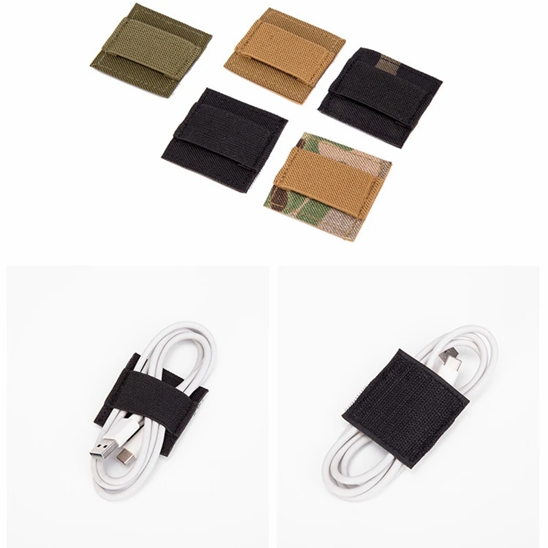 Cable de intercomunicación táctico para auriculares, correa de recogida, organizador elástico, arnés de cables para auriculares, gancho adhesivo para casco y auriculares - imagen 2