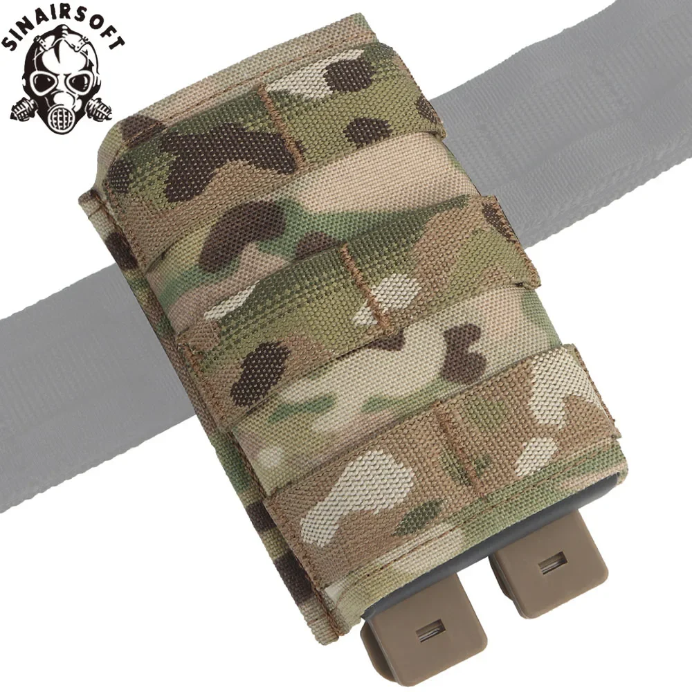 FAST 5.56 Single Mag Pouch Long MOLLE Mag Pouch Hunting Airsoft Gear AR15 M4 Tactical Belt Bag Built-In Kydex Wedge Insert