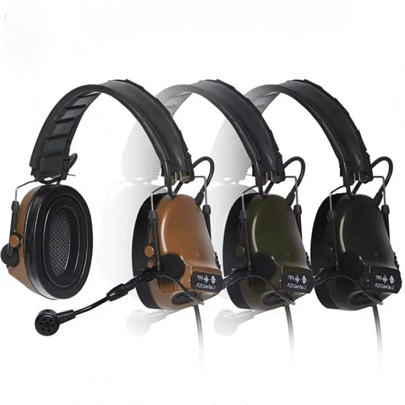 Nuevo pastilla táctica DSP y reducción de ruido ComTac 3 ACH C3 auriculares tácticos con reducción de ruido auriculares de disparo funcionales - imagen 3