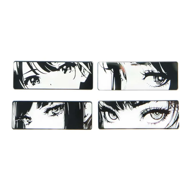 Parche de Metal de ojos de luna de marinero bidimensional de Anime para ropa, decoración de mochila, insignia táctica con gancho - imagen 5