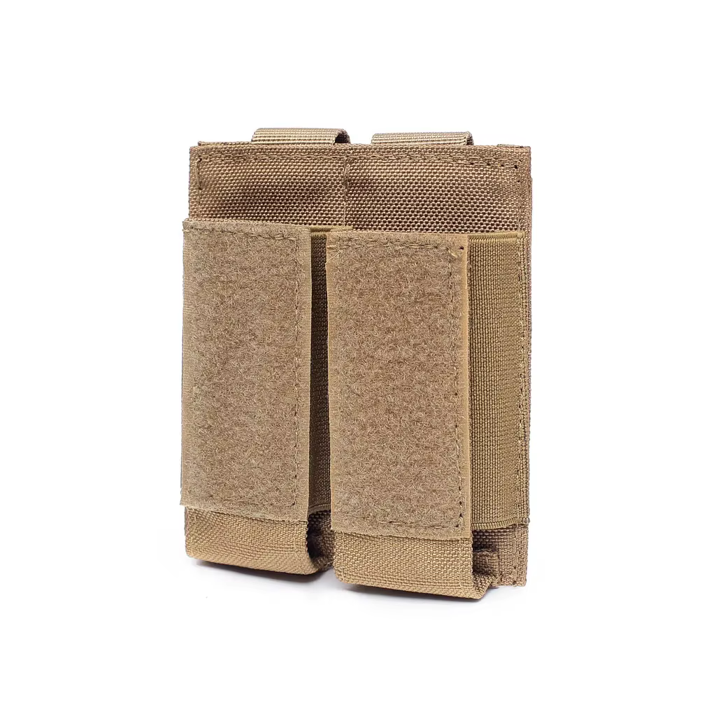 Funda táctica MOLLE para cargadores de pistola y linterna - imagen 4