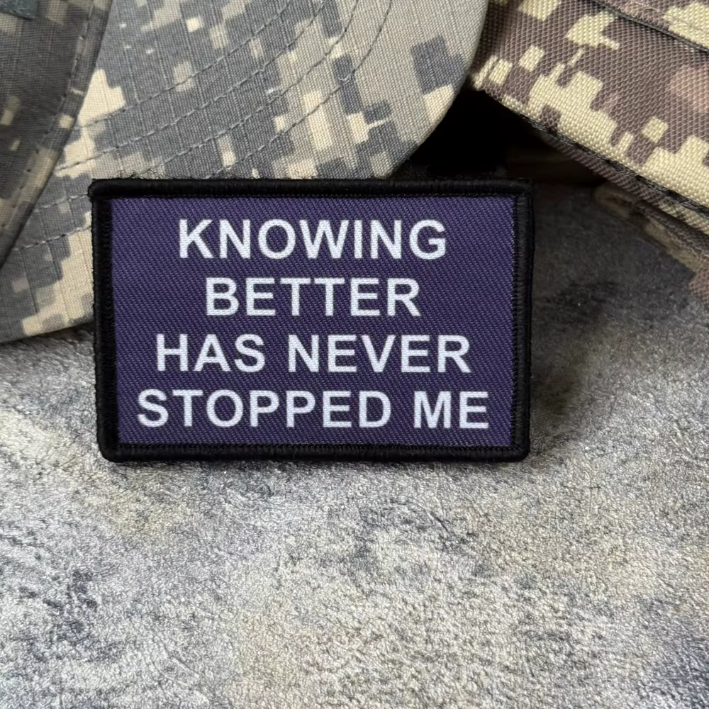 Parche militar gancho y bucle para brazalete Knowing Better - imagen 5