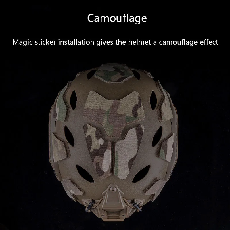 Pegatina mágica de la serie FAST para casco, organización del arnés de cableado, casco táctico adaptable, fácil de usar - imagen 5
