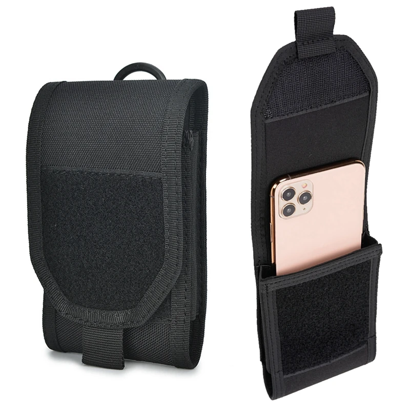 Funda táctica para teléfono de 6 pulgadas, bolsas tácticas para teléfono inteligente, funda para teléfono móvil, bolsa para dispositivos, soporte para cinturón de fijación Molle, riñonera