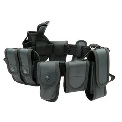 Cinturones de seguridad tácticos multifuncionales 10 en 1, funda para pistola, conjuntos de bolsas para linterna, Kit de utilidad, cinturón de servicio de policía militar